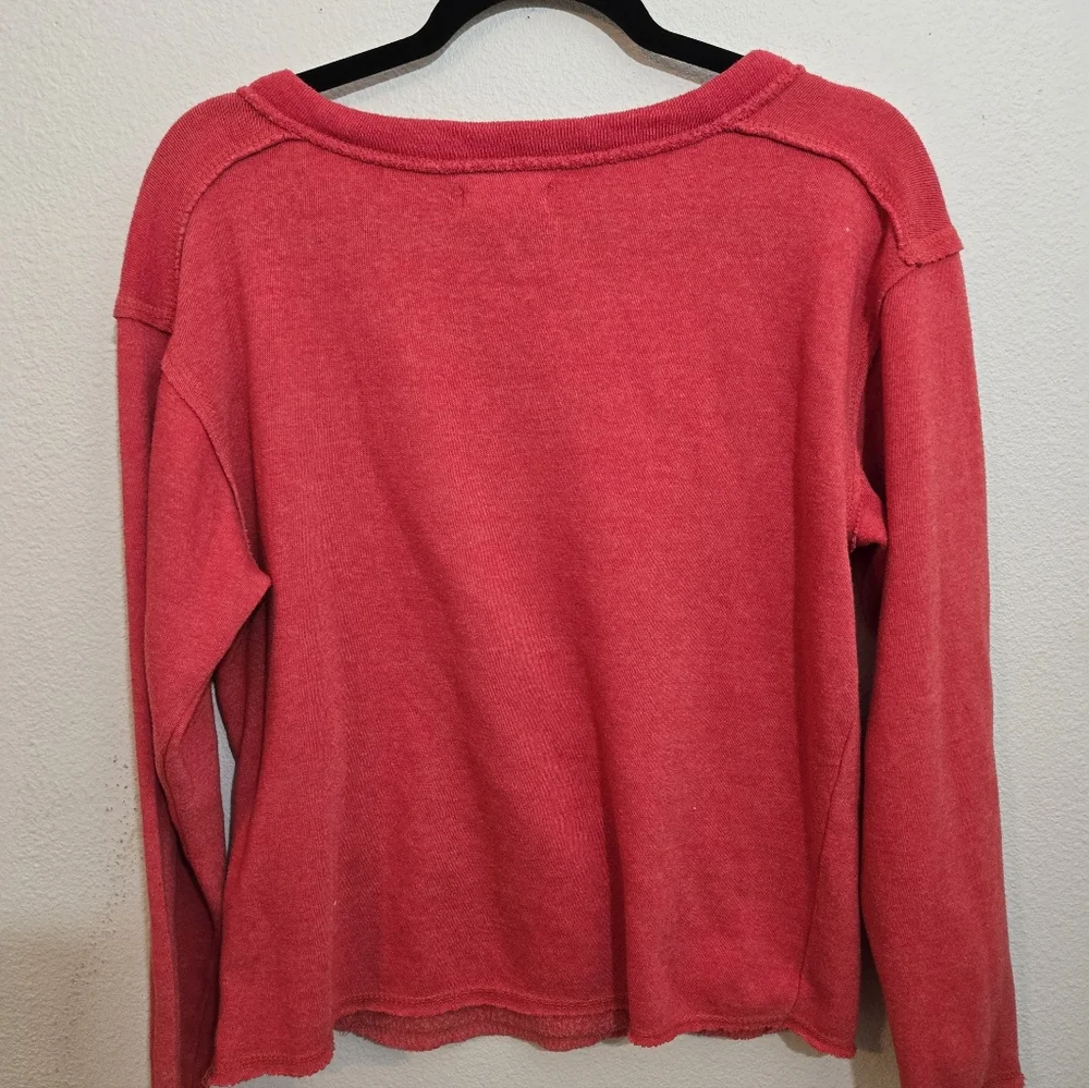 Ocean Drive Sweatshirt Red Small - Picture 4 of 5